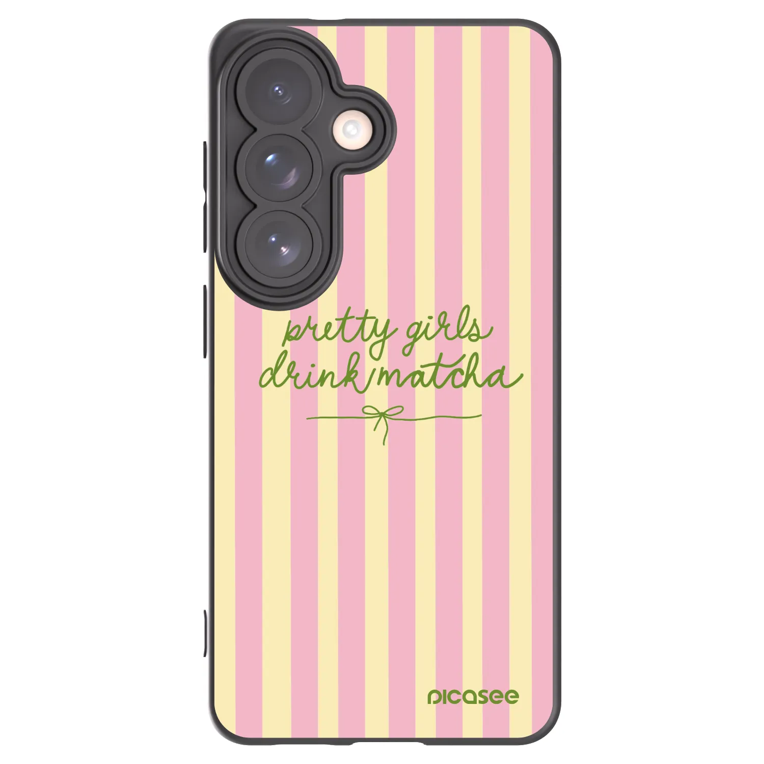 Picasee crna silikonska maskica za Samsung Galaxy S26 - Pretty matcha