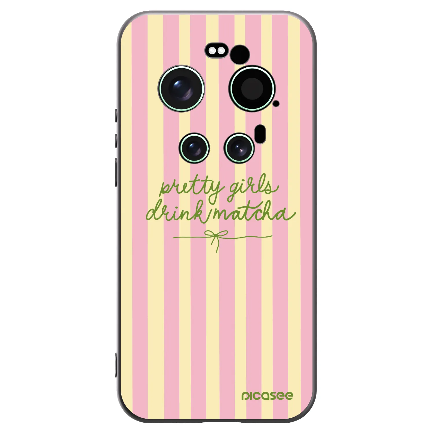 Picasee crna silikonska maskica za Xiaomi 17 Ultra - Pretty matcha