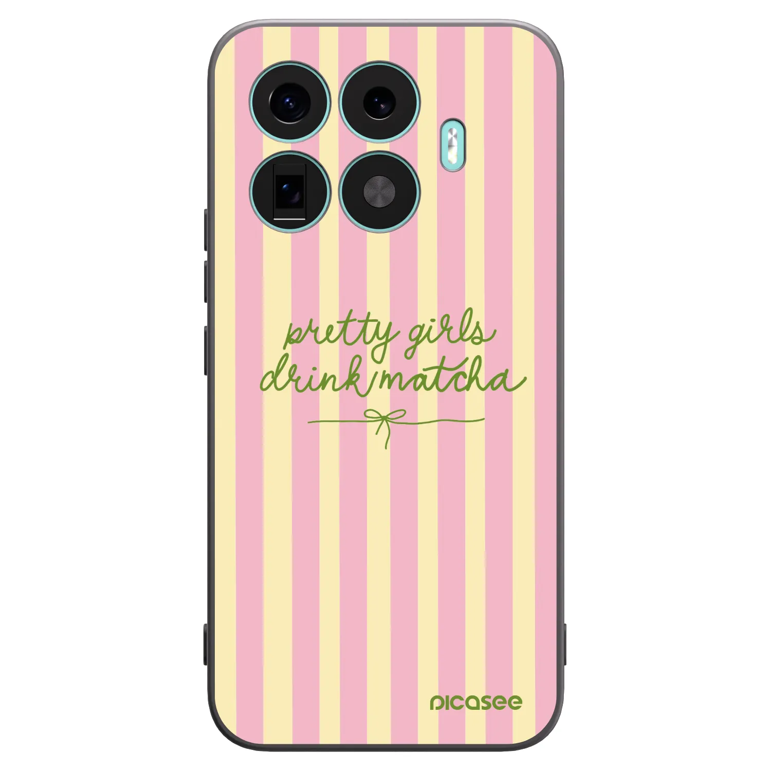 Picasee crna silikonska maskica za Xiaomi 17T Pro - Pretty matcha
