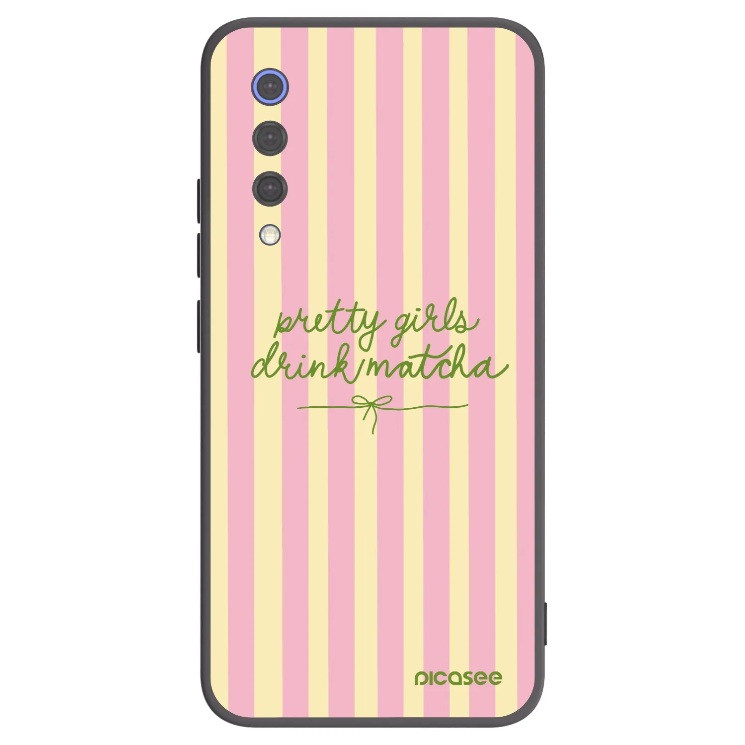 Picasee crna silikonska maskica za Xiaomi Mi 9 SE - Pretty matcha