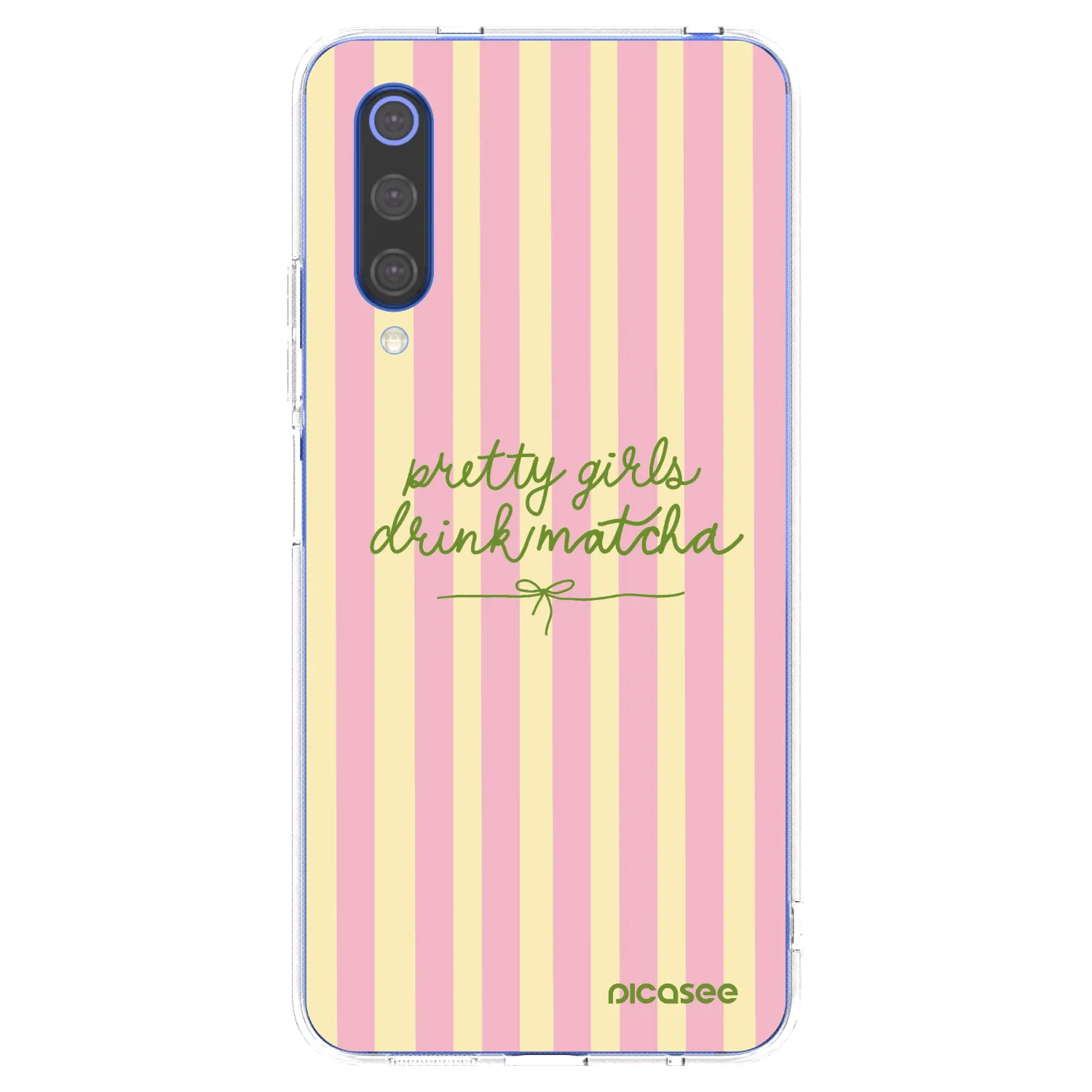 Picasee silikonska prozirna maskica za Xiaomi Mi 9 SE - Pretty matcha