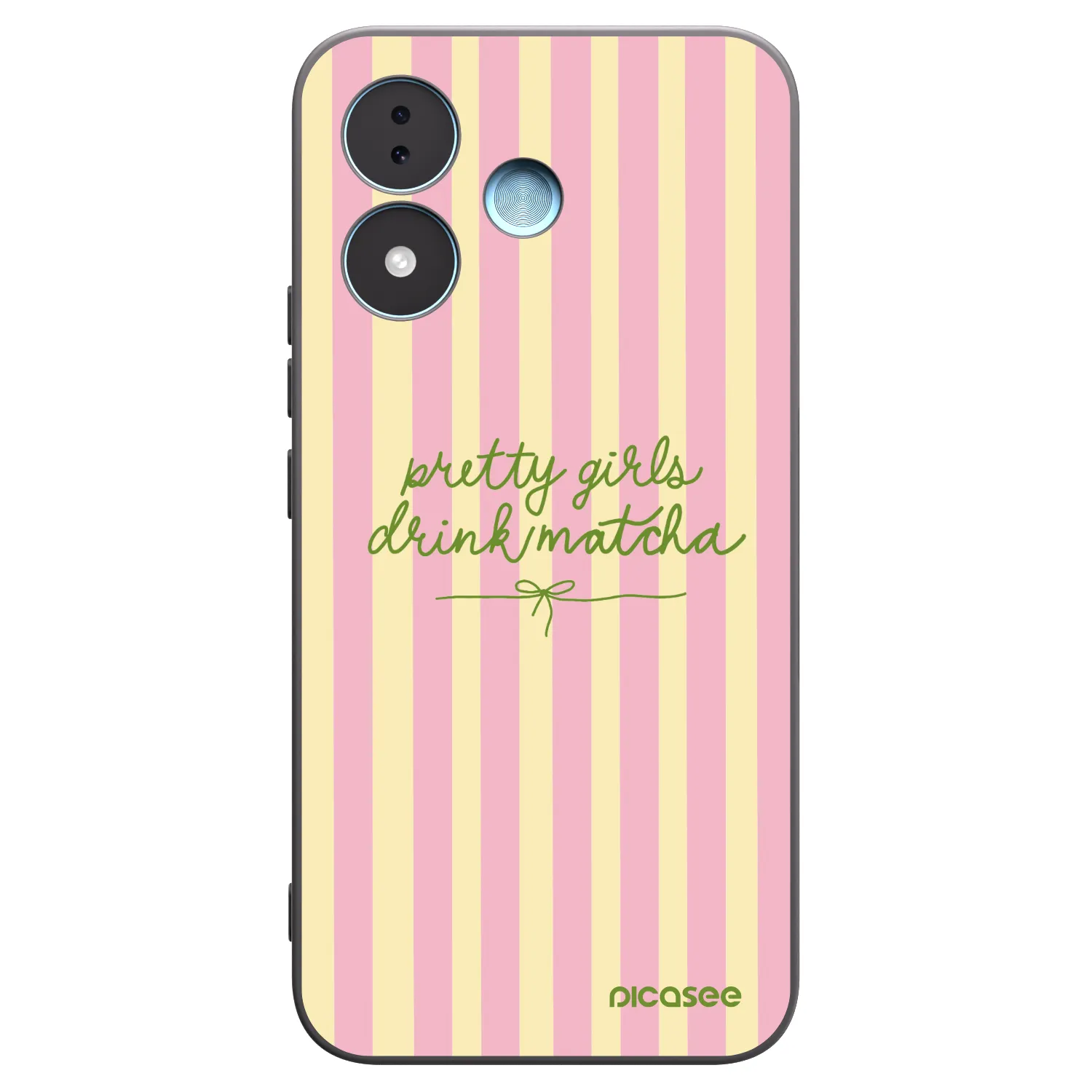 Picasee crna silikonska maskica za Xiaomi Redmi Note 17 5G - Pretty matcha