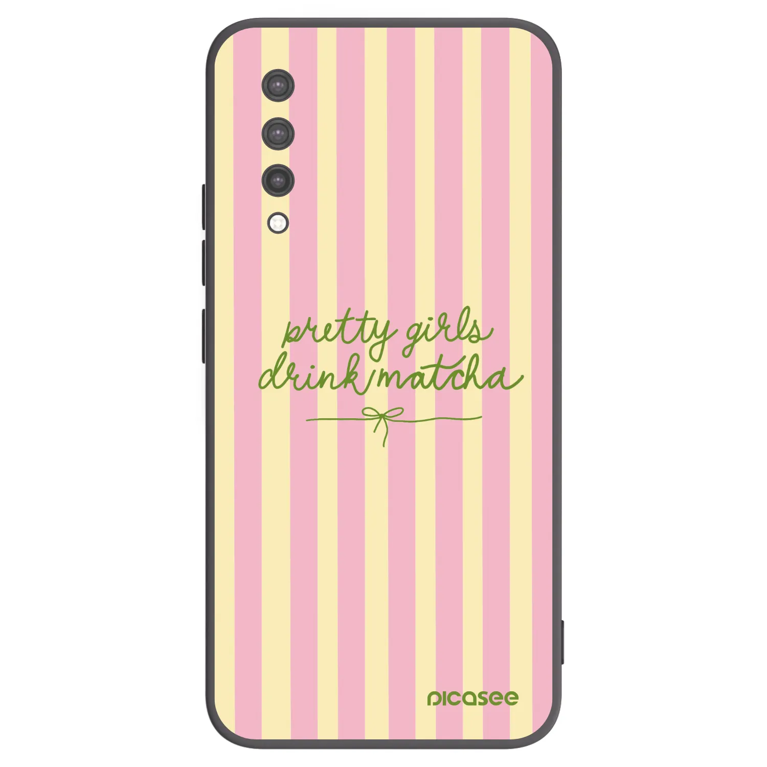 Picasee crna silikonska maskica za Xiaomi Mi 9 Lite - Pretty matcha