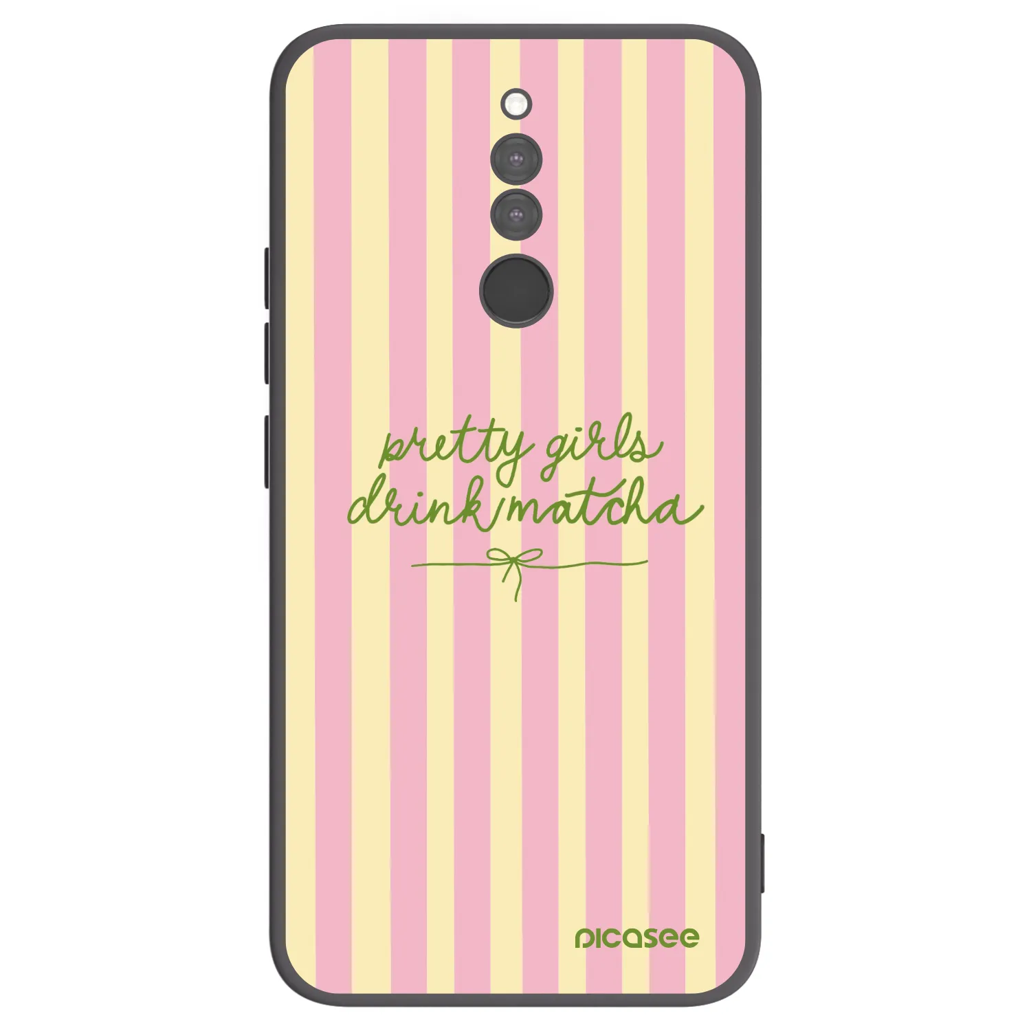 Picasee crna silikonska maskica za Xiaomi Redmi 8 - Pretty matcha