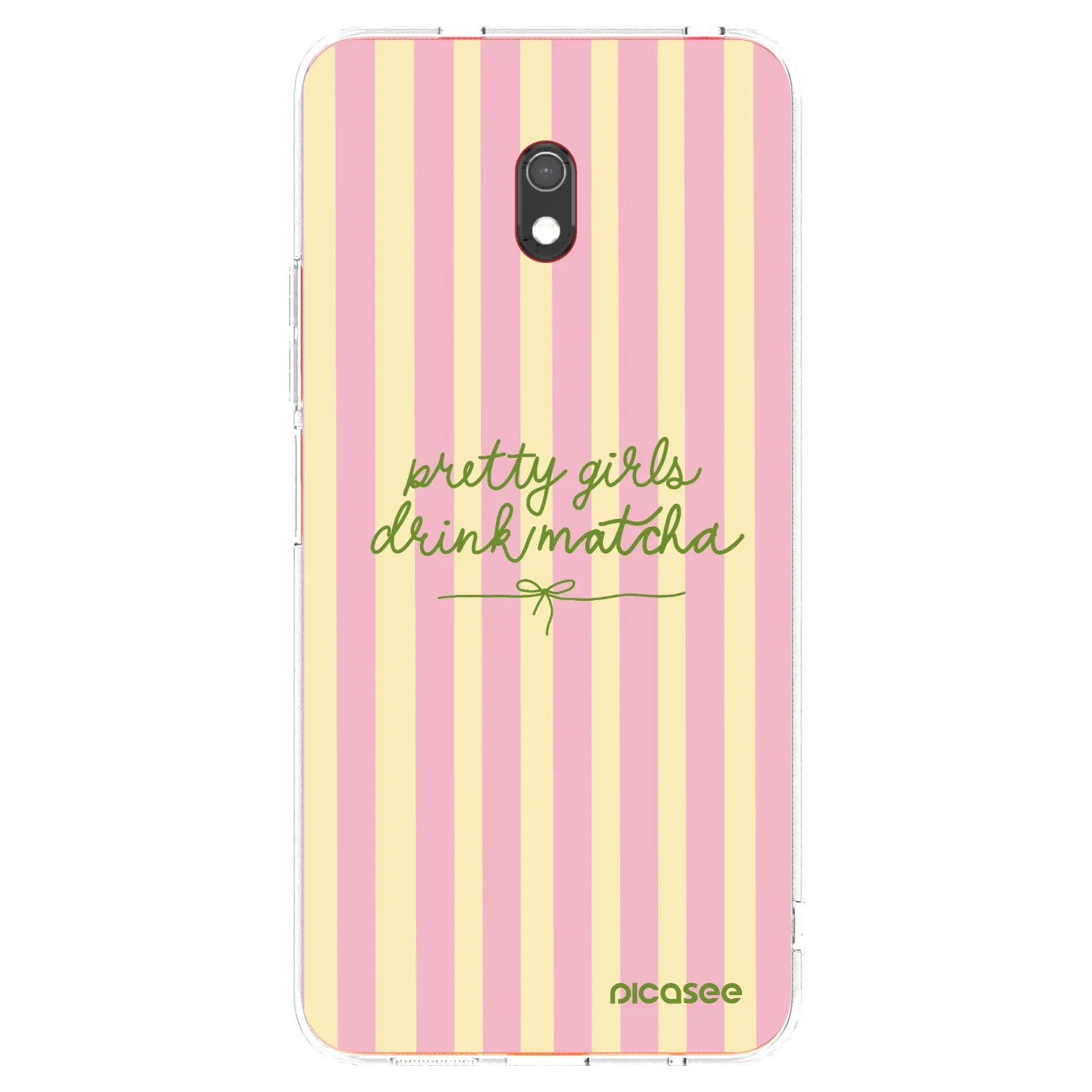 Picasee silikonska prozirna maskica za Xiaomi Redmi 8A - Pretty matcha