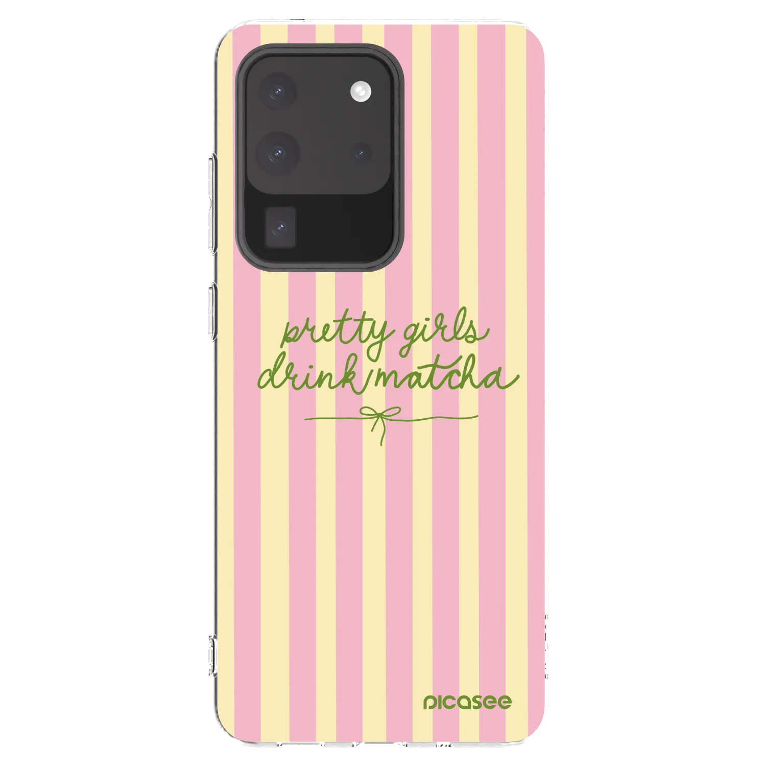 Picasee silikonska prozirna maskica za Samsung Galaxy S20 Ultra 5G G988F - Pretty matcha