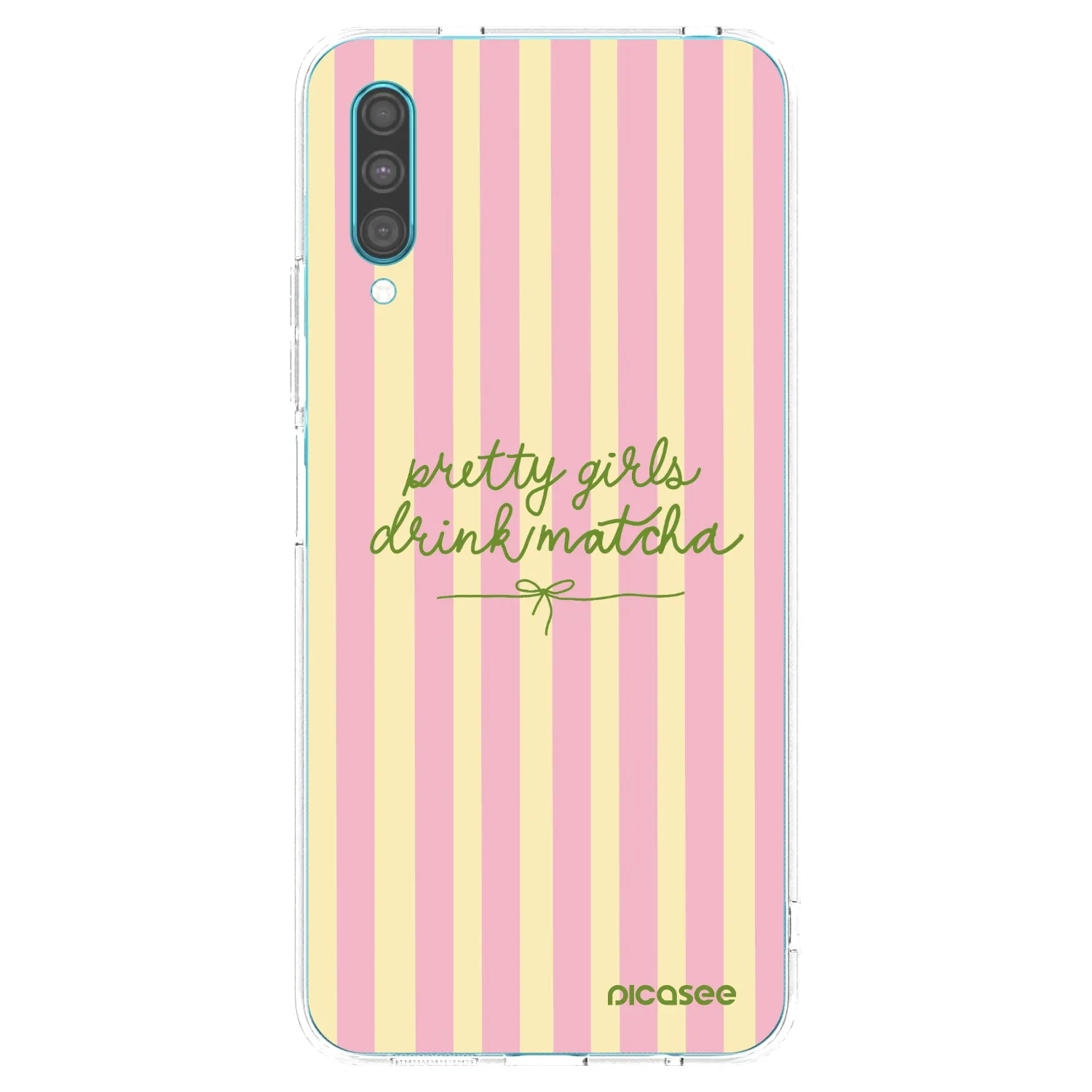 Picasee silikonska prozirna maskica za Samsung Galaxy A30s A307F - Pretty matcha