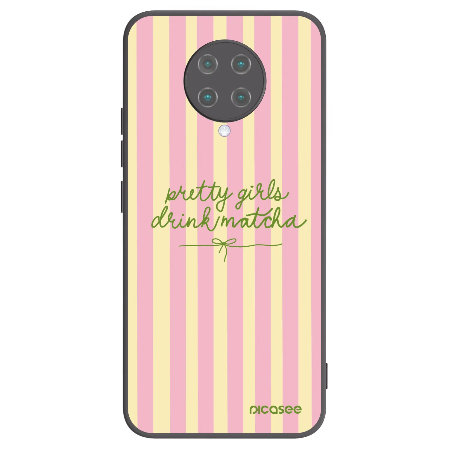 Picasee crna silikonska maskica za Xiaomi Poco F2 Pro - Pretty matcha