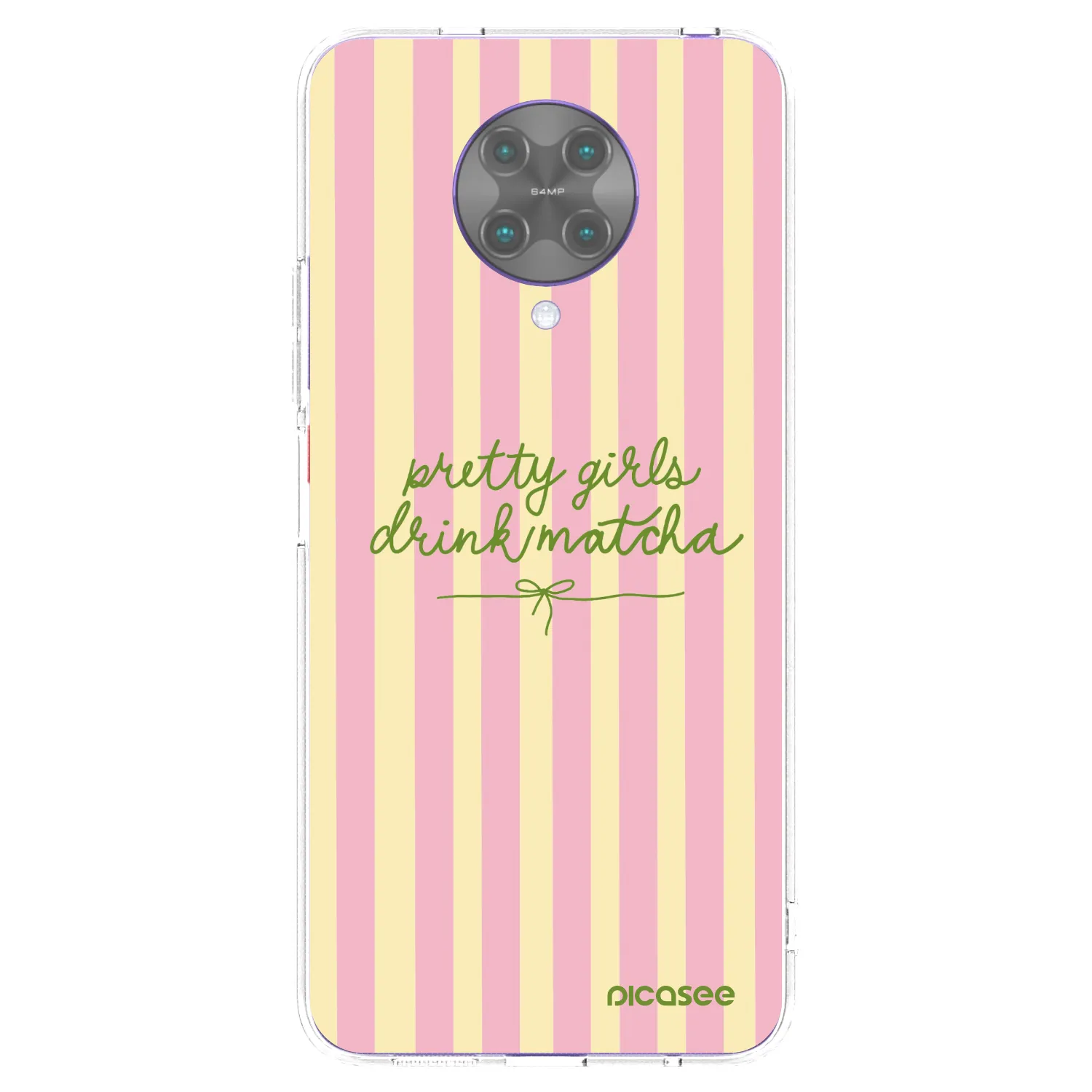 Picasee silikonska prozirna maskica za Xiaomi Poco F2 Pro - Pretty matcha