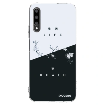 Picasee silikonska prozirna maskica za Honor 9X Pro - Life - Death