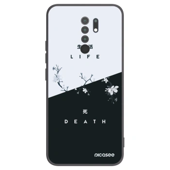 Picasee crna silikonska maskica za Xiaomi Redmi 9 - Life - Death