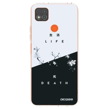 Picasee silikonska prozirna maskica za Xiaomi Redmi 9C - Life - Death