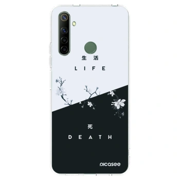 Picasee silikonska prozirna maskica za Realme 6i - Life - Death