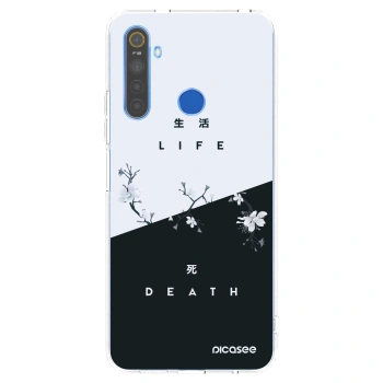 Picasee silikonska prozirna maskica za Realme 5 - Life - Death