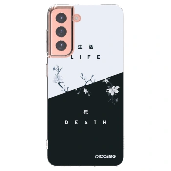 Picasee silikonska prozirna maskica za Samsung Galaxy S21 5G G991B - Life - Death