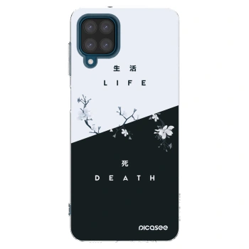 Picasee silikonska prozirna maskica za Samsung Galaxy A12 A125F - Life - Death