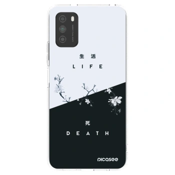 Picasee silikonska prozirna maskica za Xiaomi Poco M3 - Life - Death