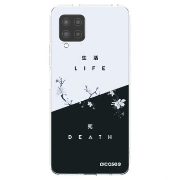 Picasee silikonska prozirna maskica za Samsung Galaxy A42 A426B - Life - Death