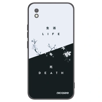 Picasee crna silikonska maskica za Xiaomi Redmi 9AT - Life - Death