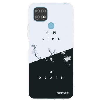 Picasee silikonska prozirna maskica za Realme C21 - Life - Death