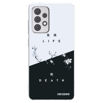 Picasee silikonska prozirna maskica za Samsung Galaxy A52s 5G A528B - Life - Death
