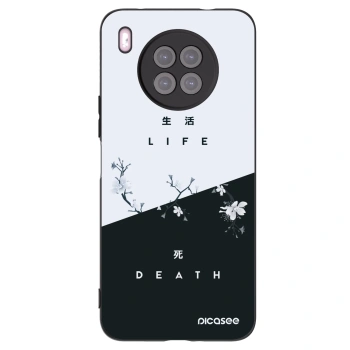 Picasee crna silikonska maskica za Huawei Nova 8i - Life - Death