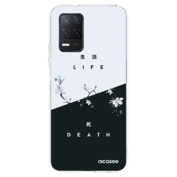 Picasee silikonska prozirna maskica za Realme 8 5G - Life - Death