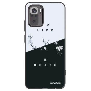 Picasee crna silikonska maskica za Xiaomi Redmi Note 11S 4G - Life - Death