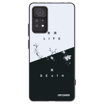 Picasee crna silikonska maskica za Xiaomi Redmi Note 11 Pro 5G - Life - Death