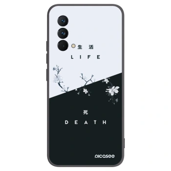 Picasee crna silikonska maskica za Realme GT Master Edition 5G - Life - Death