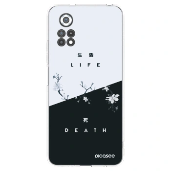 Picasee silikonska prozirna maskica za Xiaomi Poco X4 Pro 5G - Life - Death