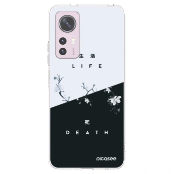 Picasee silikonska prozirna maskica za Xiaomi 12 - Life - Death