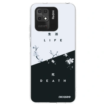 Picasee silikonska prozirna maskica za Xiaomi Redmi 10C - Life - Death
