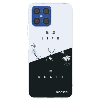 Picasee silikonska prozirna maskica za Honor X8 4G - Life - Death
