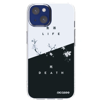 Picasee silikonska prozirna maskica za Apple iPhone 14 - Life - Death