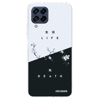 Picasee silikonska prozirna maskica za Samsung Galaxy M53 5G - Life - Death