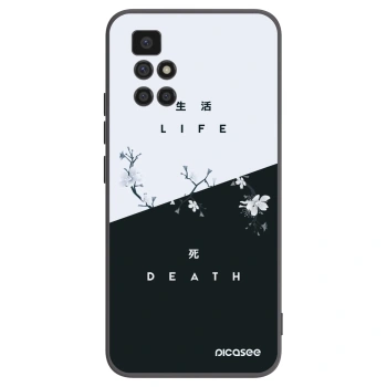 Picasee crna silikonska maskica za Xiaomi Redmi 10 (2022) - Life - Death