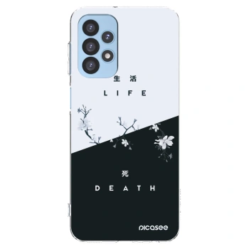 Picasee silikonska prozirna maskica za Samsung Galaxy A23 A235F 4G - Life - Death