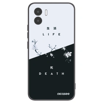 Picasee crna silikonska maskica za Xiaomi Redmi A1 - Life - Death