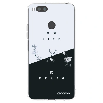 Picasee silikonska prozirna maskica za Xiaomi Redmi A1 - Life - Death