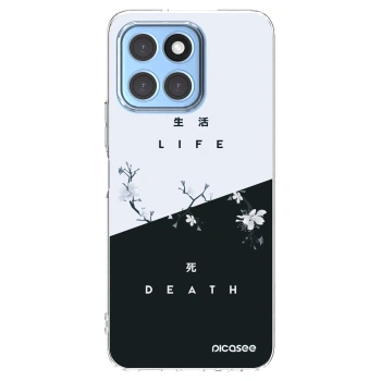 Picasee silikonska prozirna maskica za Honor X6 - Life - Death