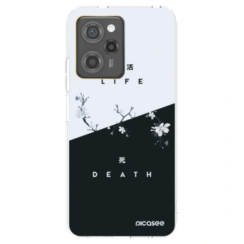 Picasee crna silikonska maskica za Xiaomi Poco X5 Pro - Life - Death