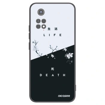 Picasee crna silikonska maskica za Xiaomi Redmi Note 11S 5G - Life - Death