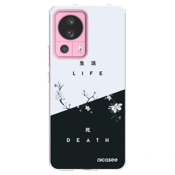 Picasee silikonska prozirna maskica za Xiaomi 13 Lite - Life - Death