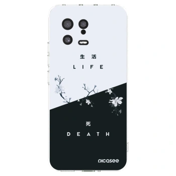 Picasee silikonska prozirna maskica za Xiaomi 13 - Life - Death