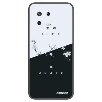 Picasee crna silikonska maskica za Xiaomi 13 Pro - Life - Death