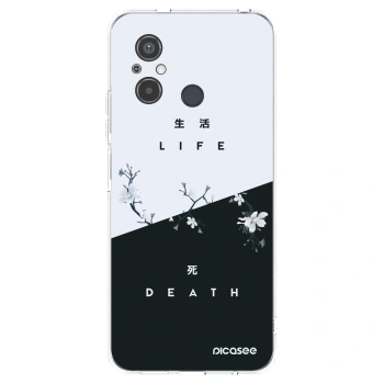 Picasee silikonska prozirna maskica za Xiaomi Redmi 12C - Life - Death