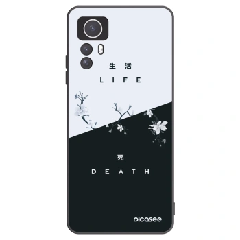 Picasee crna silikonska maskica za Xiaomi Redmi Note 12S - Life - Death