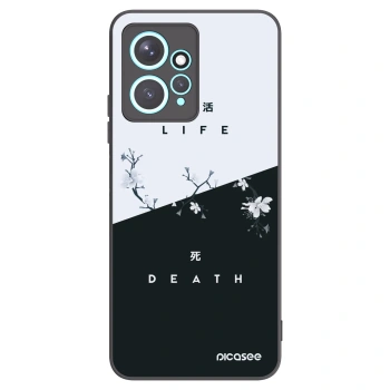 Picasee crna silikonska maskica za Xiaomi Redmi Note 12 4G - Life - Death