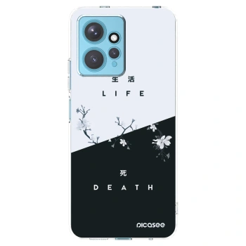Picasee silikonska prozirna maskica za Xiaomi Redmi Note 12 4G - Life - Death